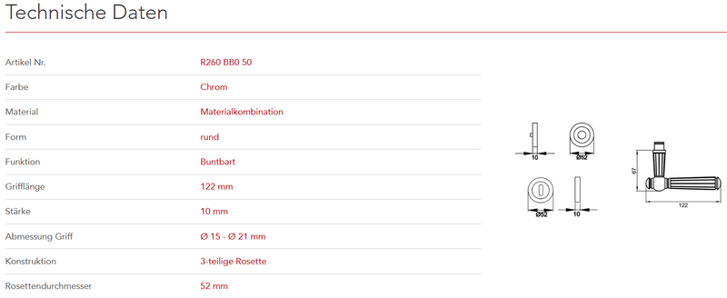 Karcher Design | MODELL SCHÖNTAL R260 RUND | Chrom