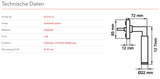 Karcher Design | Fenstergriffe | MODELL TASMANIA | Edelstahl poliert